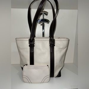 Coach bag and matching wristlet